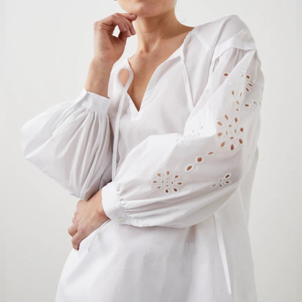Rail Dari Embroidered Sleeve Blouse
